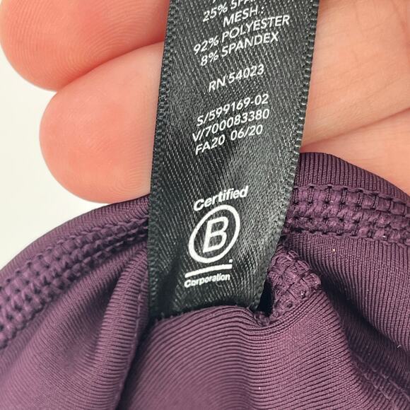 ATHLETA Allyson Felix Legend Mesh 7/8 Tight Agate Purple Pant Women's X-Small - Picture 7 of 13